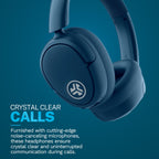 JLab JBuds Lux ANC Wireless Over-Ear Headphones, Mauve