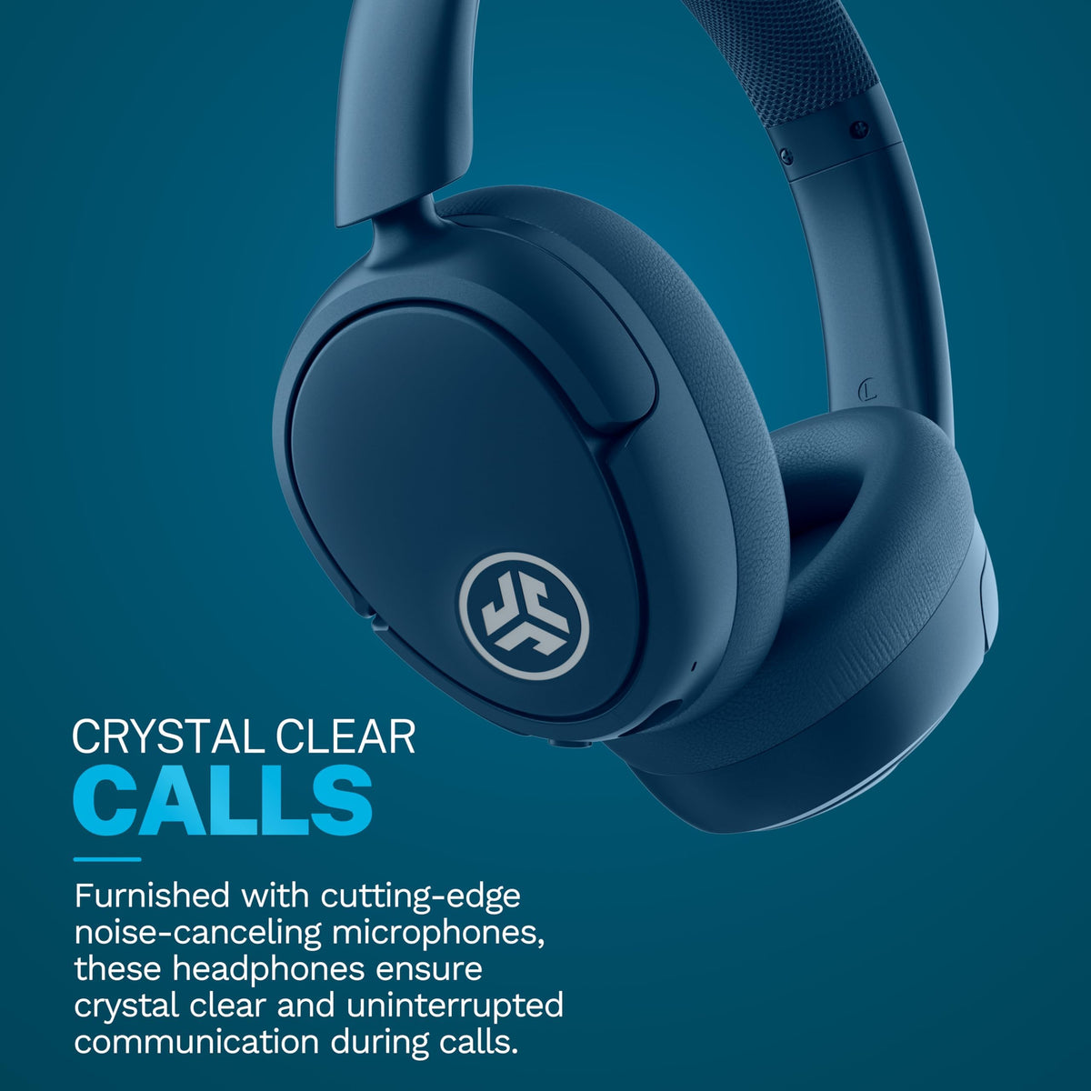 JLab JBuds Lux ANC Wireless Over-Ear Headphones, Mauve