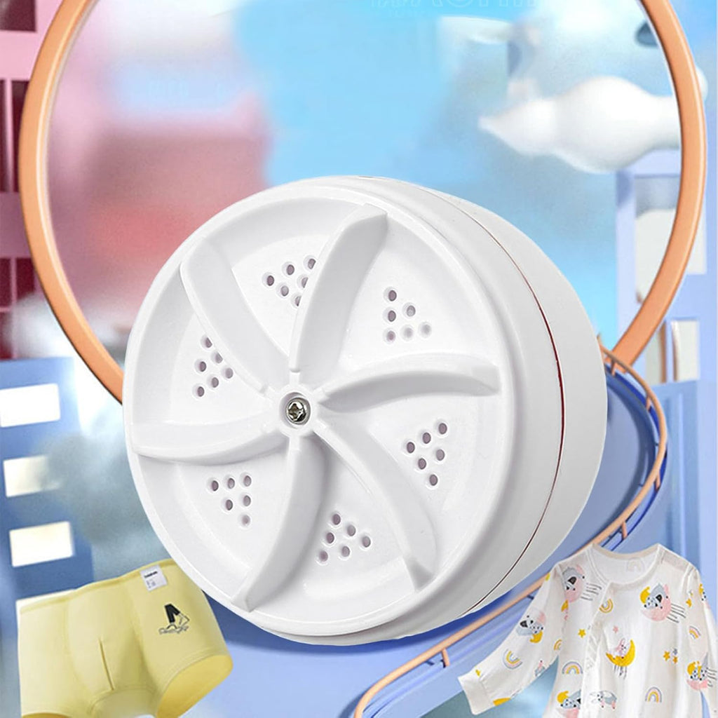 Mini Dishwasher & Washing Machine, Portable Usb Sink Washing Machine, White
