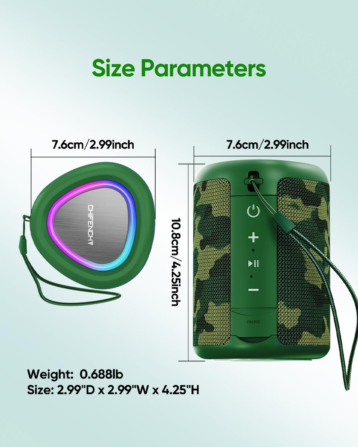 Portable Bluetooth Speaker Gift Ideas: Outdoor Travel Essentials Waterproof