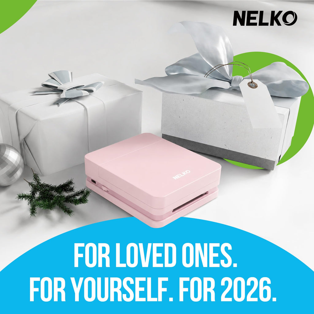 Nelko PP01 Photo Printer, 2x3 Portable Photo Printer, Mini Printer, Purple