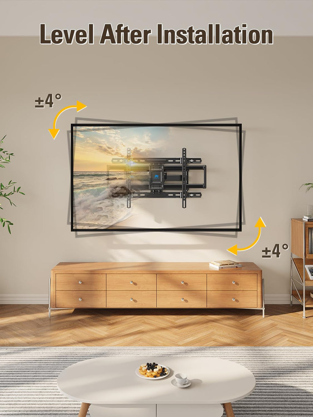 Mounting Dream Full Motion TV Wall Mount for 32-70 Inch TVs up to 110lbs