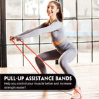 Resistance Bands Set, 5 Different Levels Pull Up Assistance Bands(8-125LB)