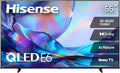 Hisense 55" Class E6SR Series Hi-QLED 4K UHD Smart Roku TV (55E6SR, 2026 Model) - Dolby Vision, Game Mode Plus, VRR, ALLM, DTS Virtual:X, Apple AirPlay, Compatible with Alexa and Google Assistant