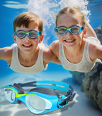 Kids Swimming Goggles for Boys & Girls Aged 6-14, Anti-Fog