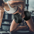 Yaheetech 30KG/25KG/20KG/15KG Adjustable Dumbbells Weight Set for Men/Women