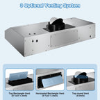 42 inch Range Hood Under Cabinet 1200 CFM Stainless Steel Stove Vent Hoods
