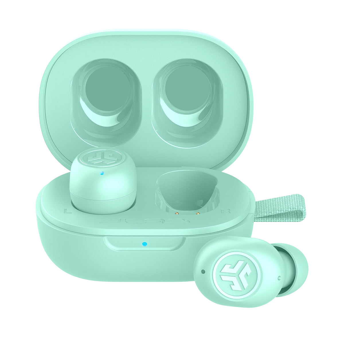JLab JBuds Mini True Wireless Earbuds, Bluetooth Multipoint, Charcoal Black