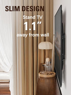 Mounting Dream Fixed TV Wall Mount Bracket for Most 17-42'' Flat Screen TV