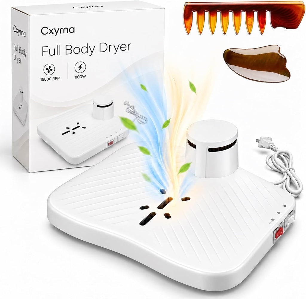 Full Body Dryer After Shower, 15000RPM Stand-On Air Dryer (13*12in)