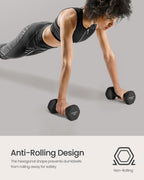 SONGMICS Hex Neoprene Dumbbells, 1/2/3/4/5KG Pair Weights for Fitness Training