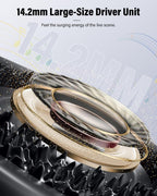 Wireless Earbuds, Bluetooth 5.4 Headphones Bass Stereo/Clear Calls, White