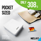 Nelko PP01 Photo Printer, 2x3 Portable Photo Printer, Mini Printer, Purple