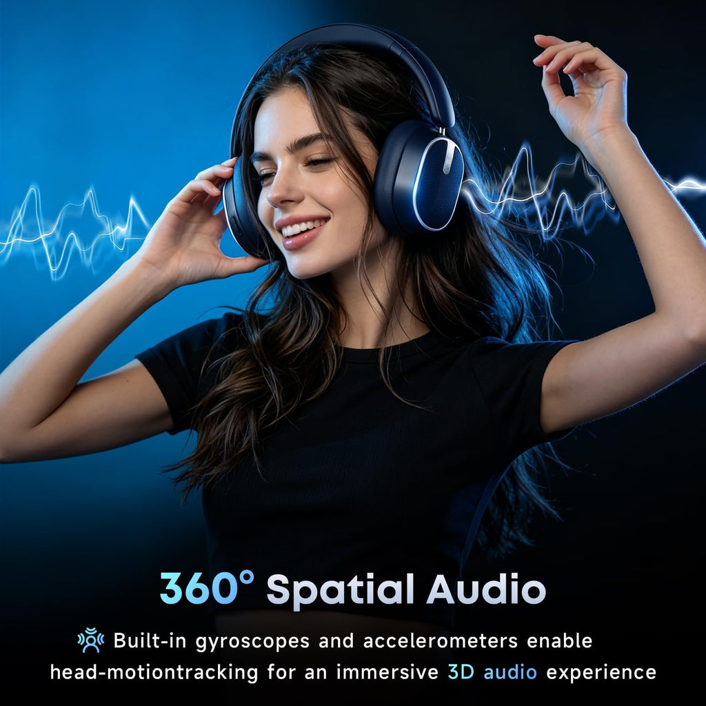 Hybrid Active Noise Cancelling Bluetooth Headphones Wireless Headphones