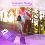 Fokky 2M Resistance Bands, Exercise Band with 4 Different Resistance Levels