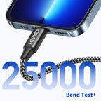 RAVIAD iPhone Cable Short [0.5FT/15CM, MFi Certified] iPhone Charger Cable