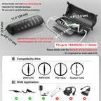 [3 Pack] Flemoon Outdoor Extension Cord Safety Cover with Waterproof Seal
