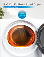 BLACK+DECKER 2.65 Cu. Ft. Portable Dryer, 8.8 lb. Capacity, BCED26, White
