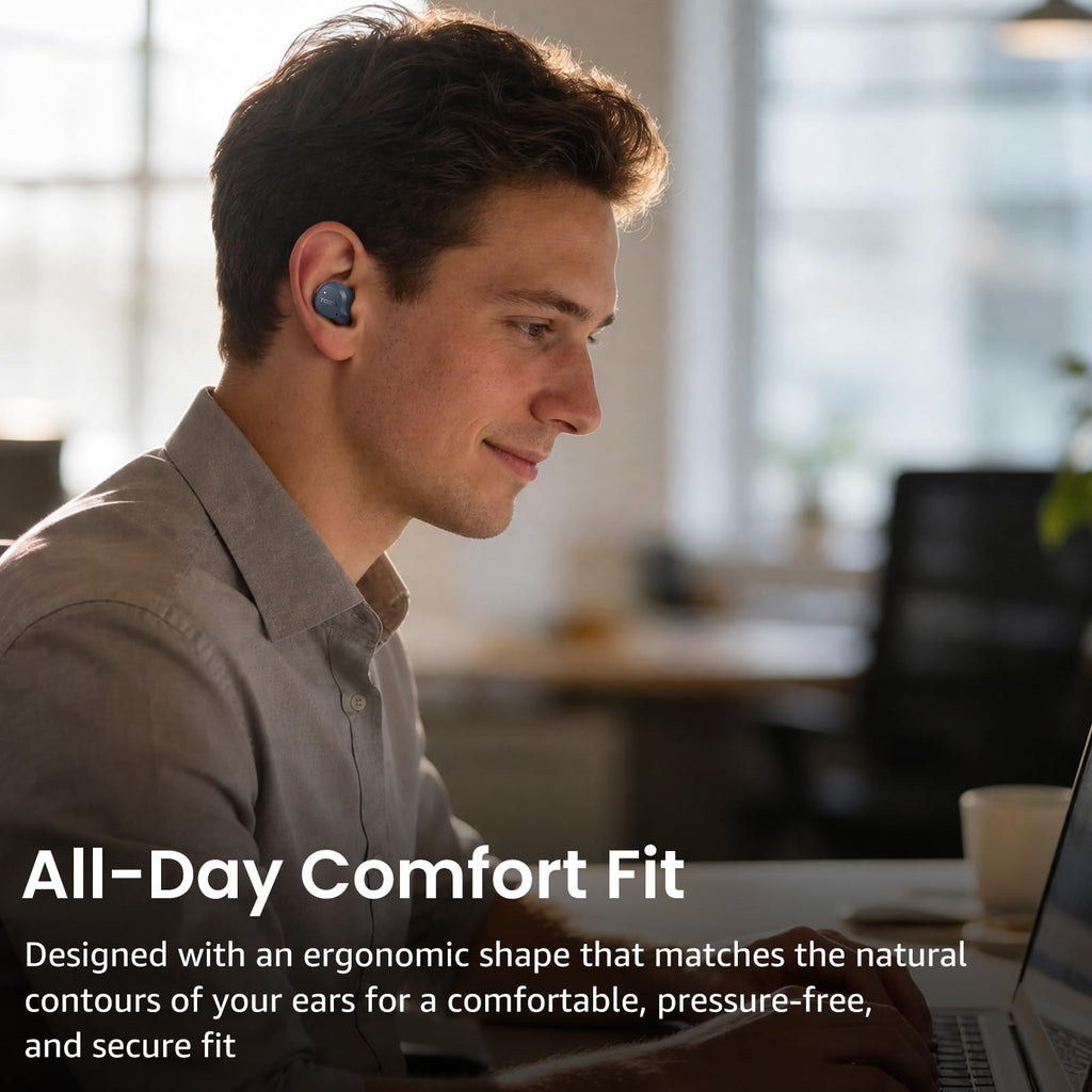 TOZO NC9 Hybrid Active Noise Cancelling Wireless Earbuds, 60H, LED Display