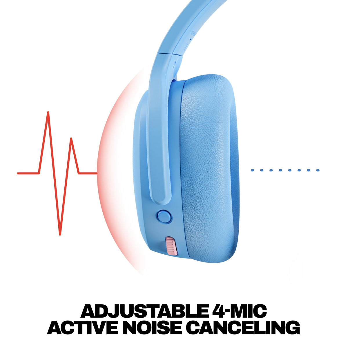 Skullcandy Crusher ANC 2 Noise Cancelling Wireless Headphones - Bone