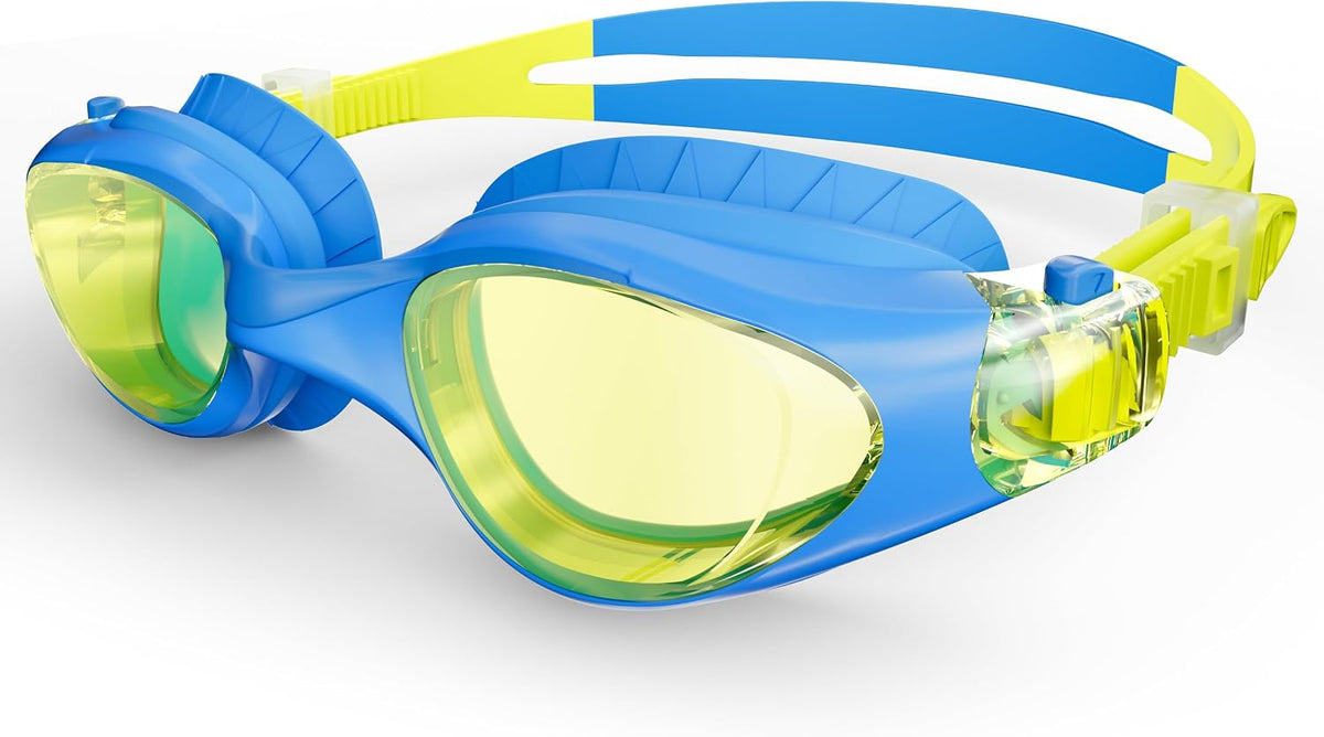 Kids Swimming Goggles for Boys & Girls Aged 6-14, Anti-Fog