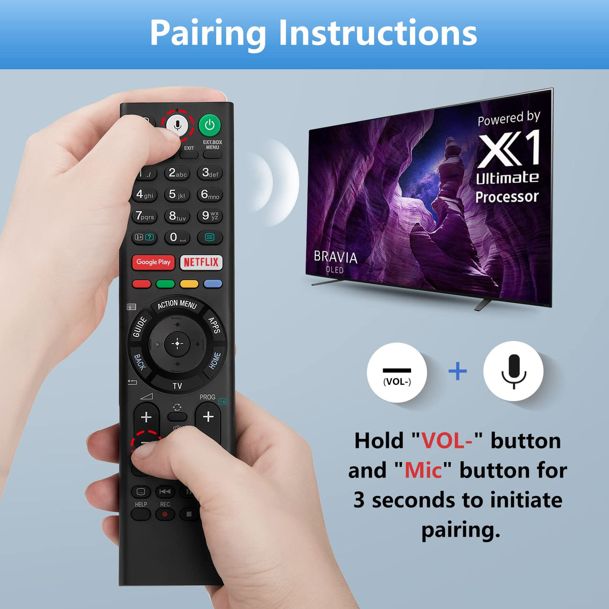 Universal for Hisense TV Remote Replacement