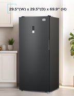 BLACK+DECKER 18.1 Cu. Ft. Top Mount Refrigerator with Ice Maker, BR1810HIMB