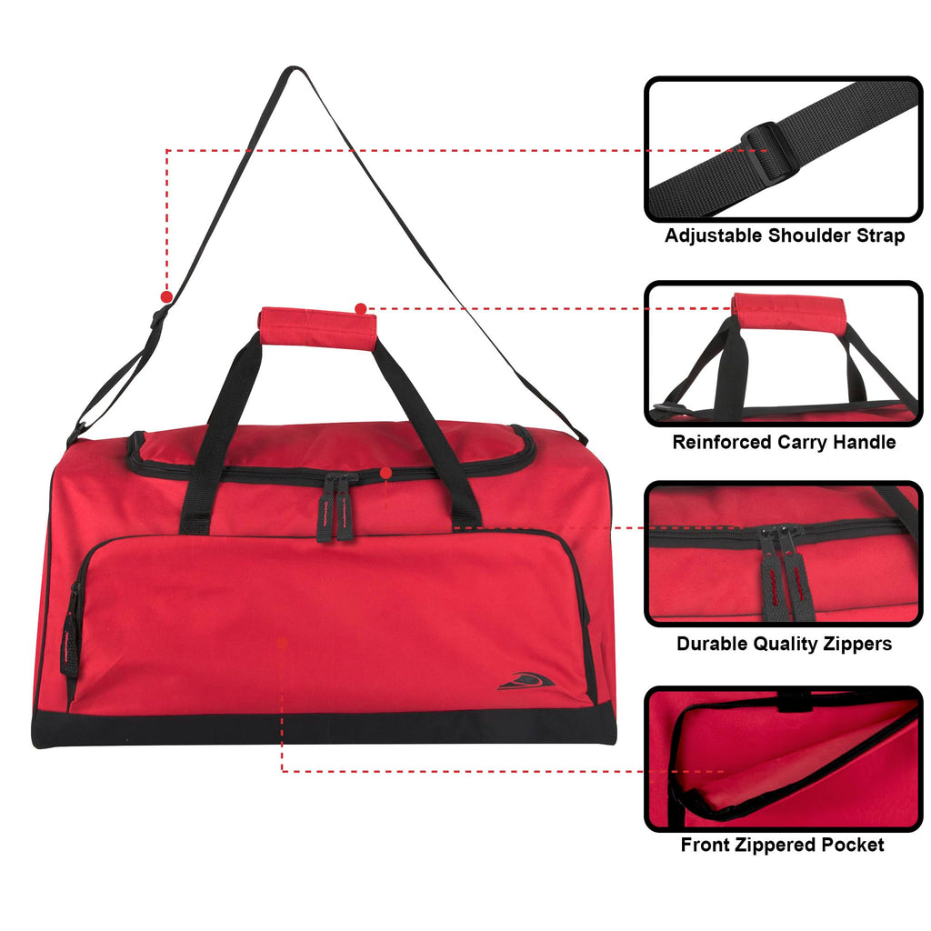 Trail maker 55 Liter, 24 Inch Lightweight Canvas Duffle Bags for Men & Women For Traveling, the Gym, and as Sports Equipment Bag/Organizer