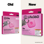 Life360 Tile - Bluetooth Tracker, Keys Finder and Item Locator for Keys, Bags and More. Phone Finder. Both iOS and Android Compatible. 1-Pack (Black)