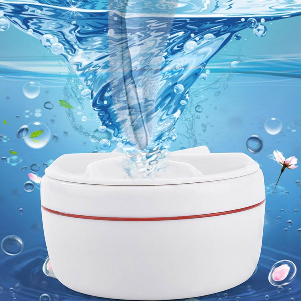 Mini Dishwasher & Washing Machine, Portable Usb Sink Washing Machine, White