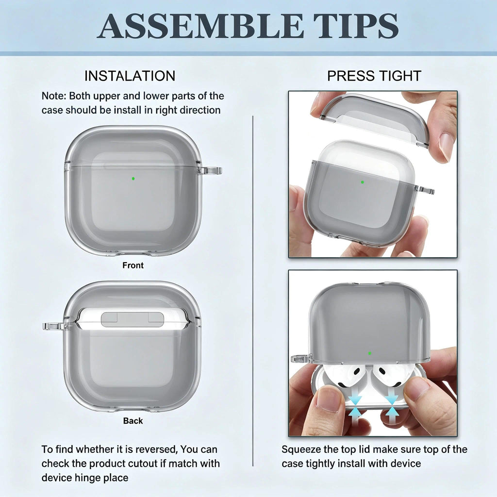 for AirPods 4 Case & AirPods 5 Case with Cleaner Kit,Clear Cover