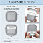 for AirPods 4 Case & AirPods 5 Case with Cleaner Kit,Clear Cover