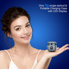 Wireless Earbuds, Bluetooth 5.4 Ear Buds, LED Power Display, 6D Bass Stereo