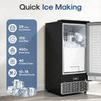 ICEPURE Nugget Ice Makers Countertop with App, Portable Ice Machine