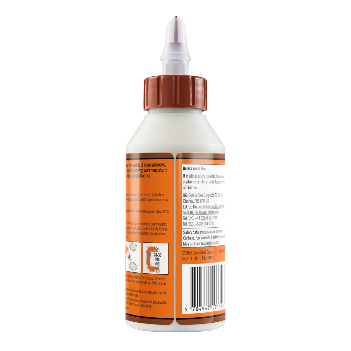 Gorilla 5044361 Wood Glue 1L (4 Pack)