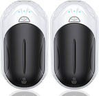 2-Pack Hand Warmer Rechargeable 6000mAh OUTJUT Portable Pocket Warmer Adjustable Heating Modes，USB Electric Split Rechargeable Hand Warmer Suitable for Outdoor Sports, Camping, for Reno Patients