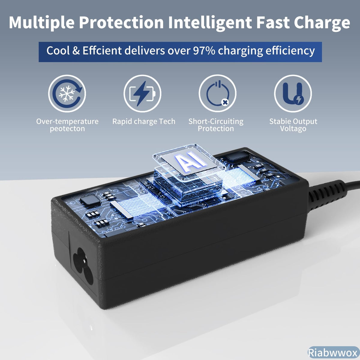 Universal 65W USB C Laptop Charger Compatible with Lenovo Thinkpad