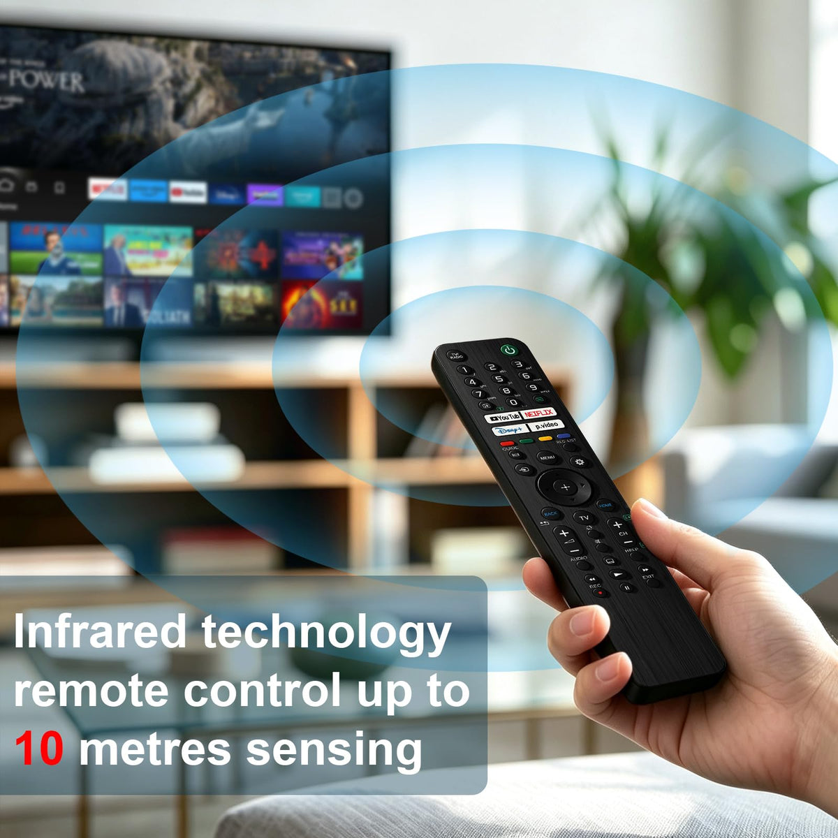 Universal Remote for All Samsung TV Remote, Replacement Compatible with All Samsung LED, LCD, QLED, HDTV, 3D Series Smart TVs (BN59-01259B)