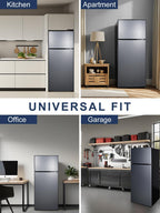 3.2 Cu.Ft Mini Fridge with Freezer, 7-Level Cooling Small Refrigerator