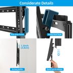 HOME VISION Heavy Duty Tilt TV Wall Mount for 32-86 Inch Flat/Curved Screen