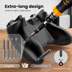 JOREST 24Pcs Precision Screwdriver Set with Torx T1 T2 T3 T5 T6 T8 T9 T15, Triwing Y00, Star P2/P5, Phillips PH00, Mini Repair Tool for PS4, Switch, Ring Doorbell, Xbox, Laptop, Glasses, Watch