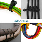 Black Zip Ties Assorted 12+8+6+4 inch, 200 Pack, Cable Ties, UV Resistant Wire Ties for Outdoor Use,Tie Straps, LOCKLOCK