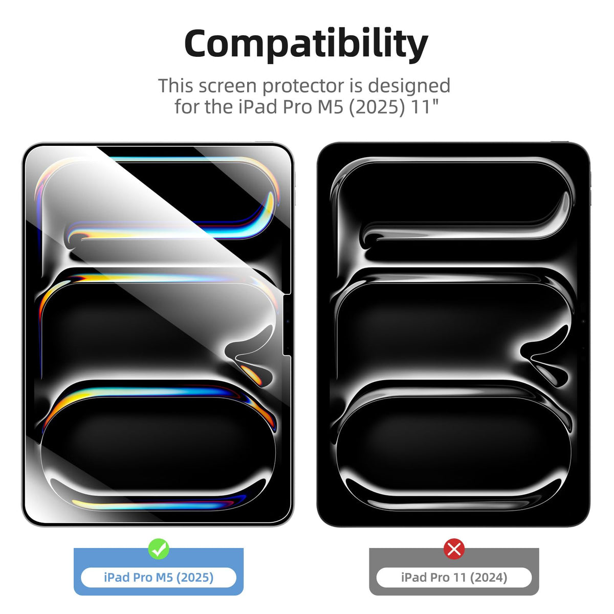NEW'C for iPad (A16) 2025, iPad (10th Generation) 2022 Screen Protector