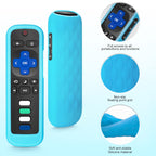for Roku-Remote-Cover,Glow in The Dark Silicone Protective Case