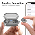 TOZO T10 Wireless Earbuds Powerful Bass Stereo Wireless Charging, APP, IPX8