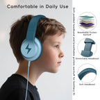 Candy Bila Wired Kids Headphones for School, Over-Ear for Boys Girls
