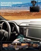 iZEEKER GD100 2.5K Dash Cam Front, 32GB Card, 3-Inch IPS, WDR Night Vision