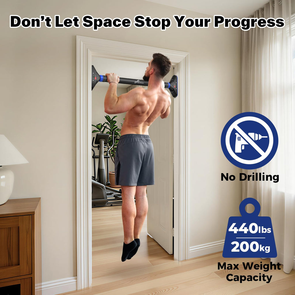 Sportneer Pull Up Bar Doorway Chin Up Bar No Screws