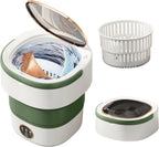 Portable Washing Machine 20L Foldable Mini Washer with Spin Basket, 3 Modes