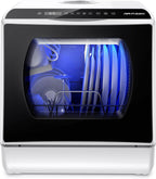 AIRMSEN Portable Countertop Dishwasher, No Hookup Needed